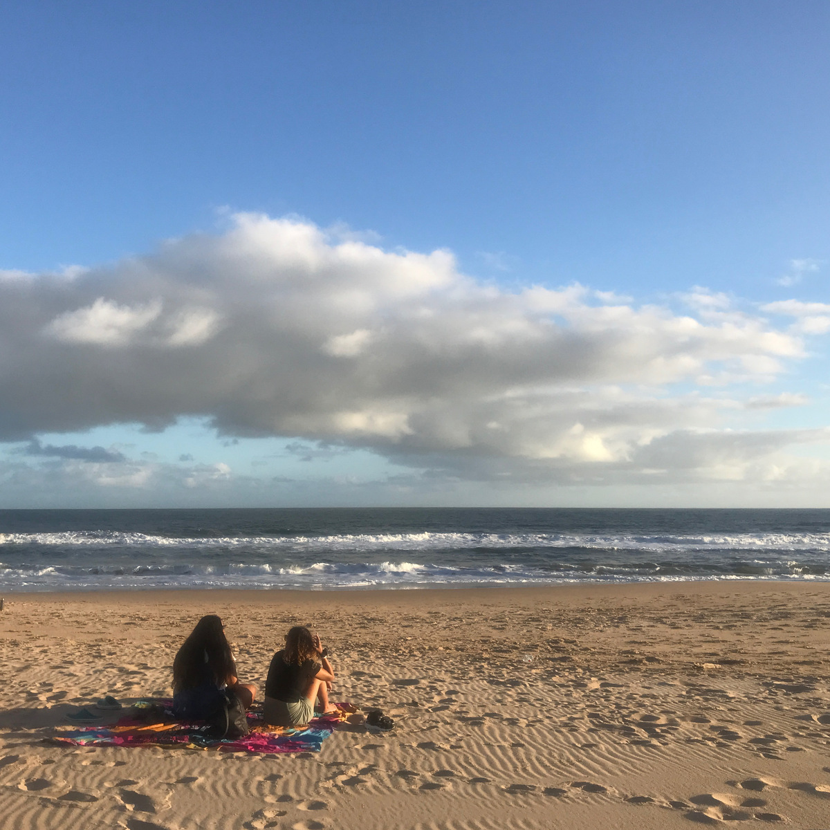 Playa en la costa de Uruguay