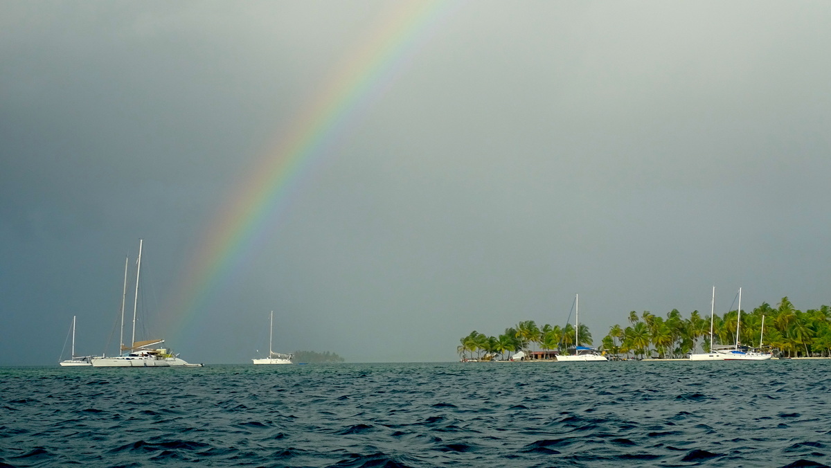 Arcoiris en Guna Yala, Cayo Limón Este