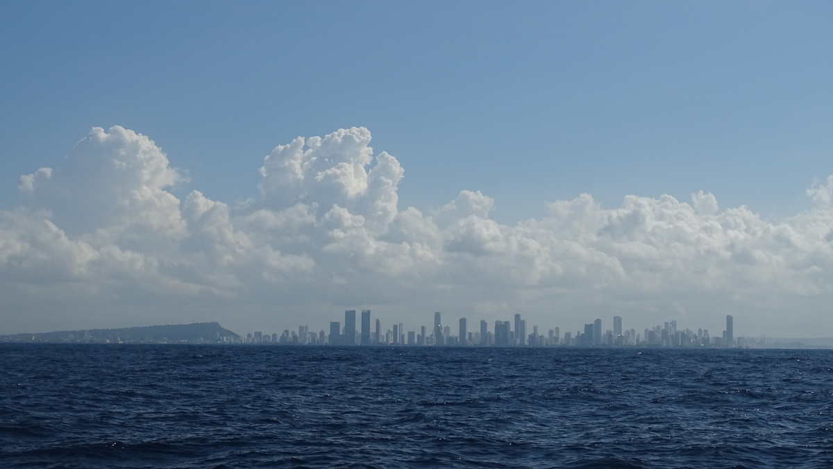 Cartagena visto desde el mar