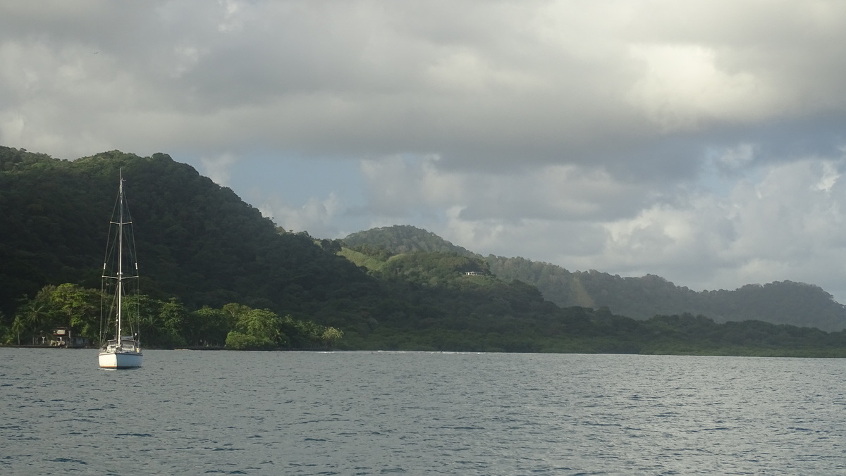 Velero en Puerto Lindo, Panamá