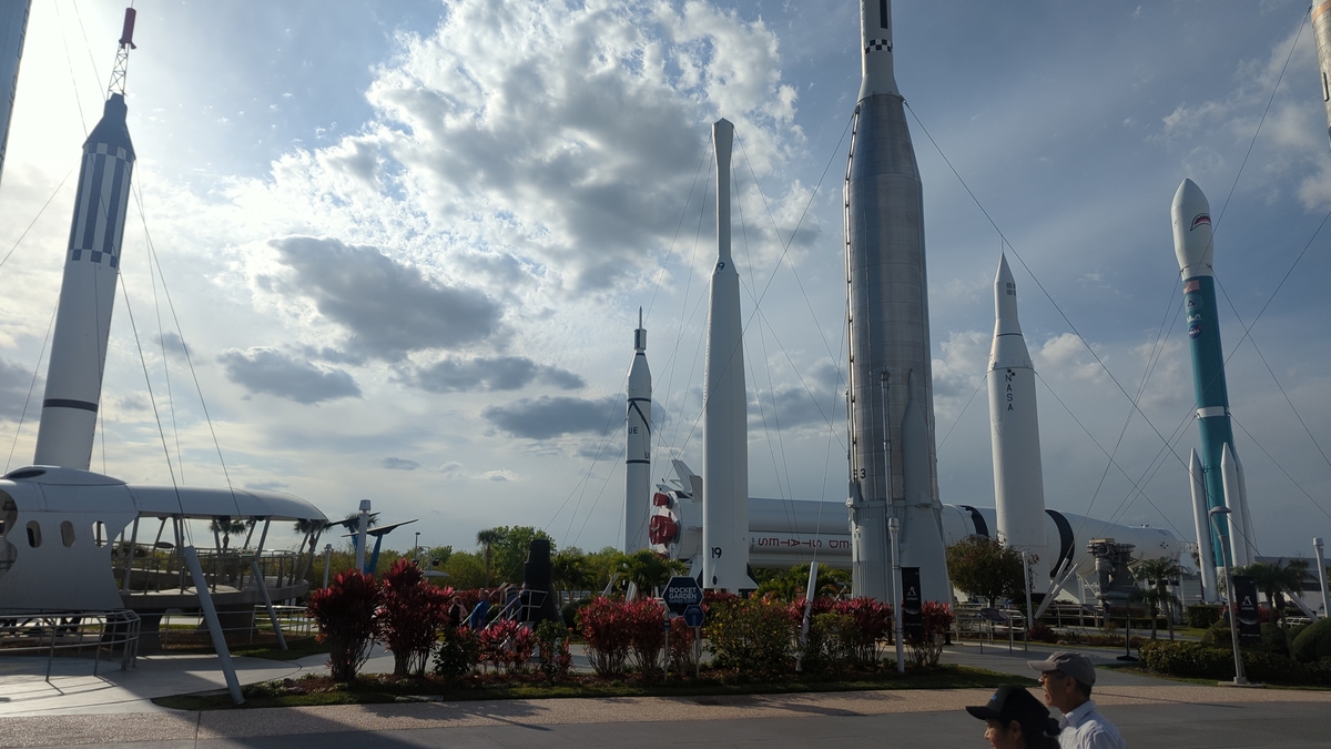 Jardín de cohetes, Centro Espacial Kennedy, EE.UU