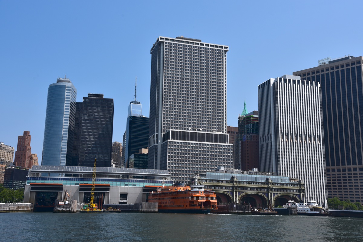 Terminal del transbordador a la Isla Staten, Battery Park, NYC