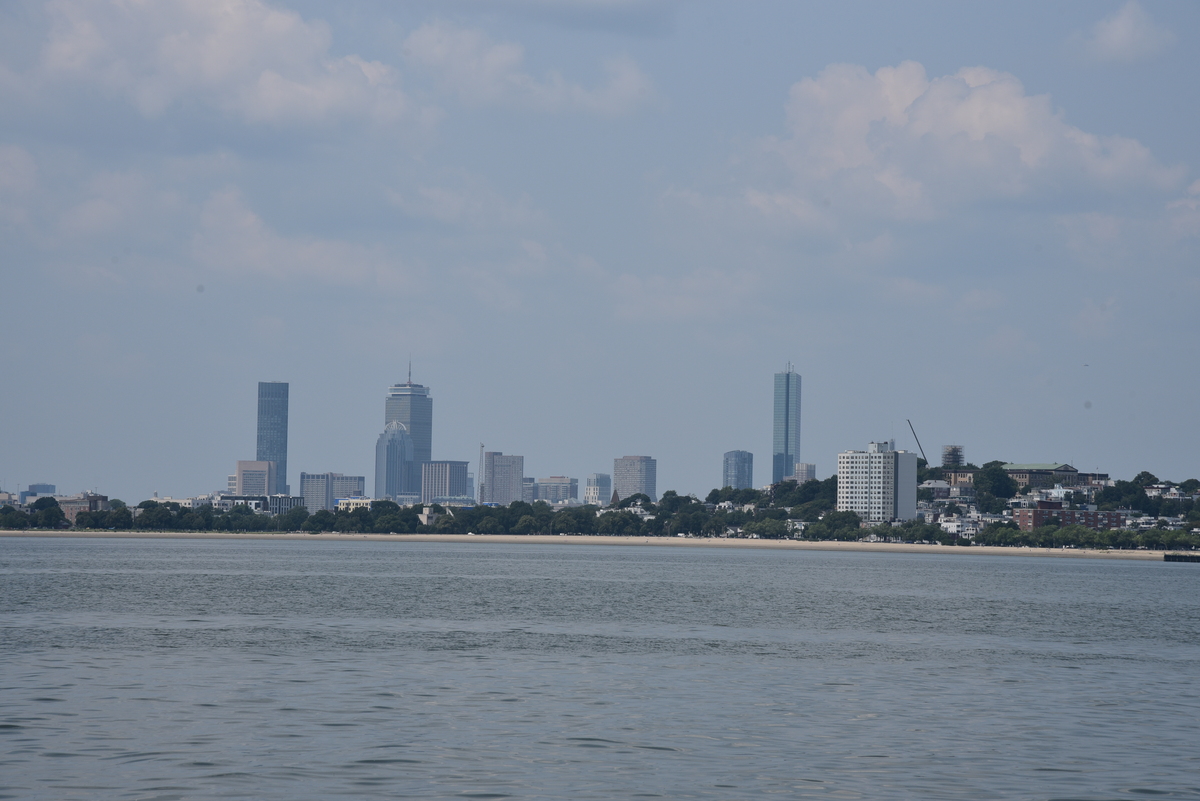 Boston desde el fondeo de la Bahía Dorchester