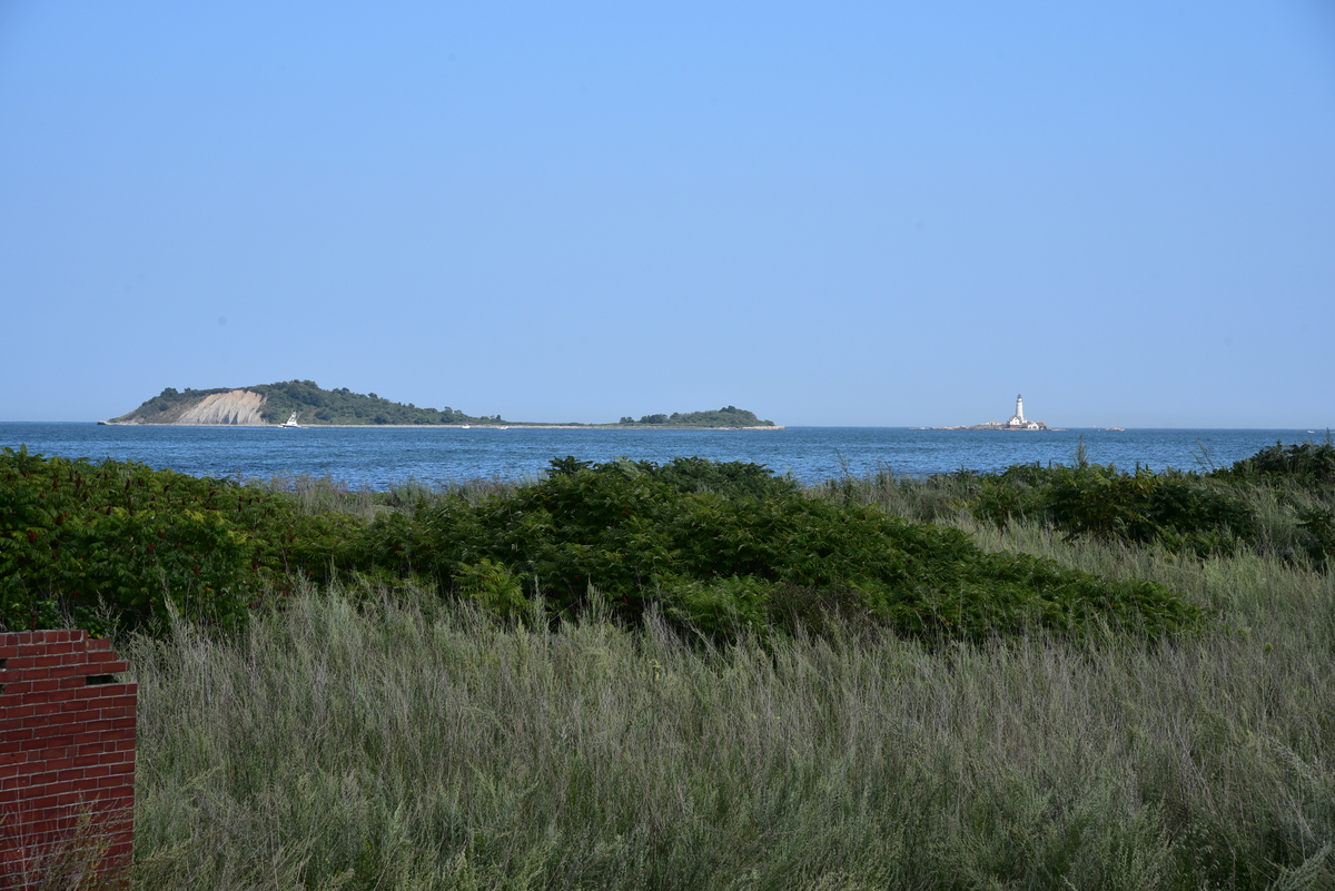 Vista hacia el océano atlántico desde la Isla Lovell