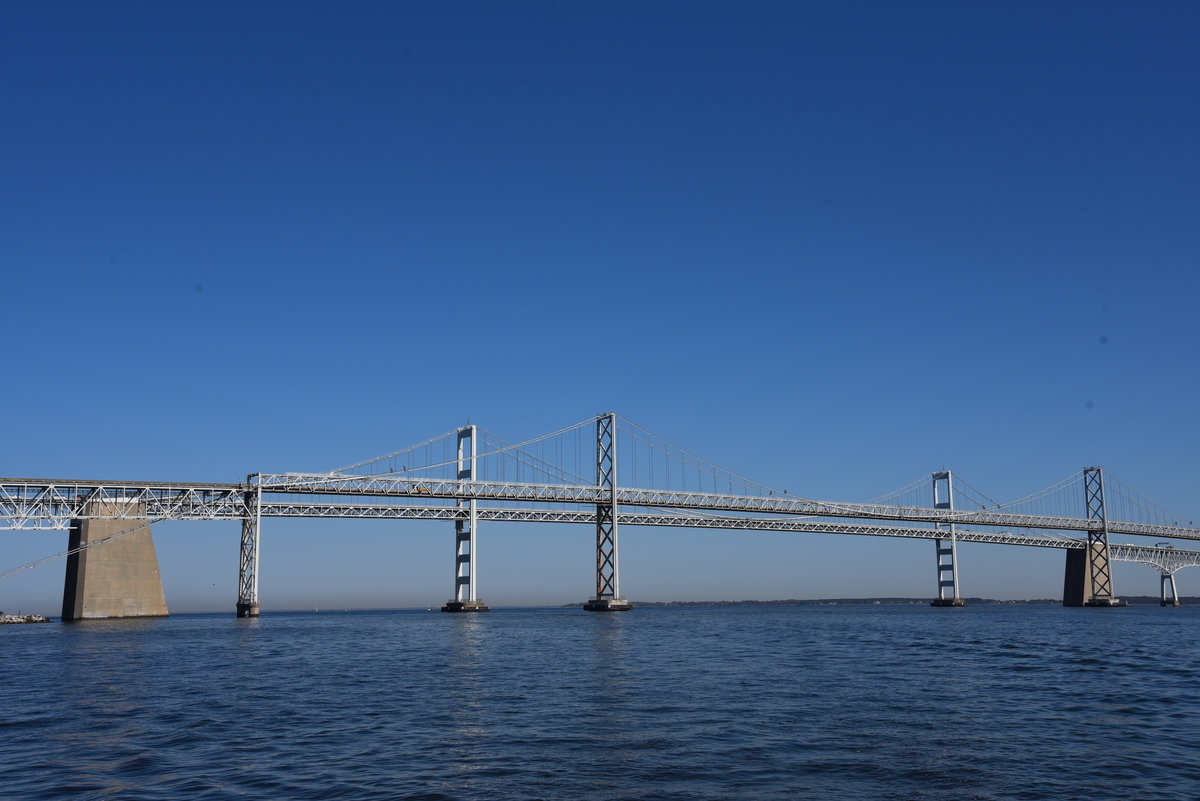 Puente de la Bahía Chesapeake desde el sur