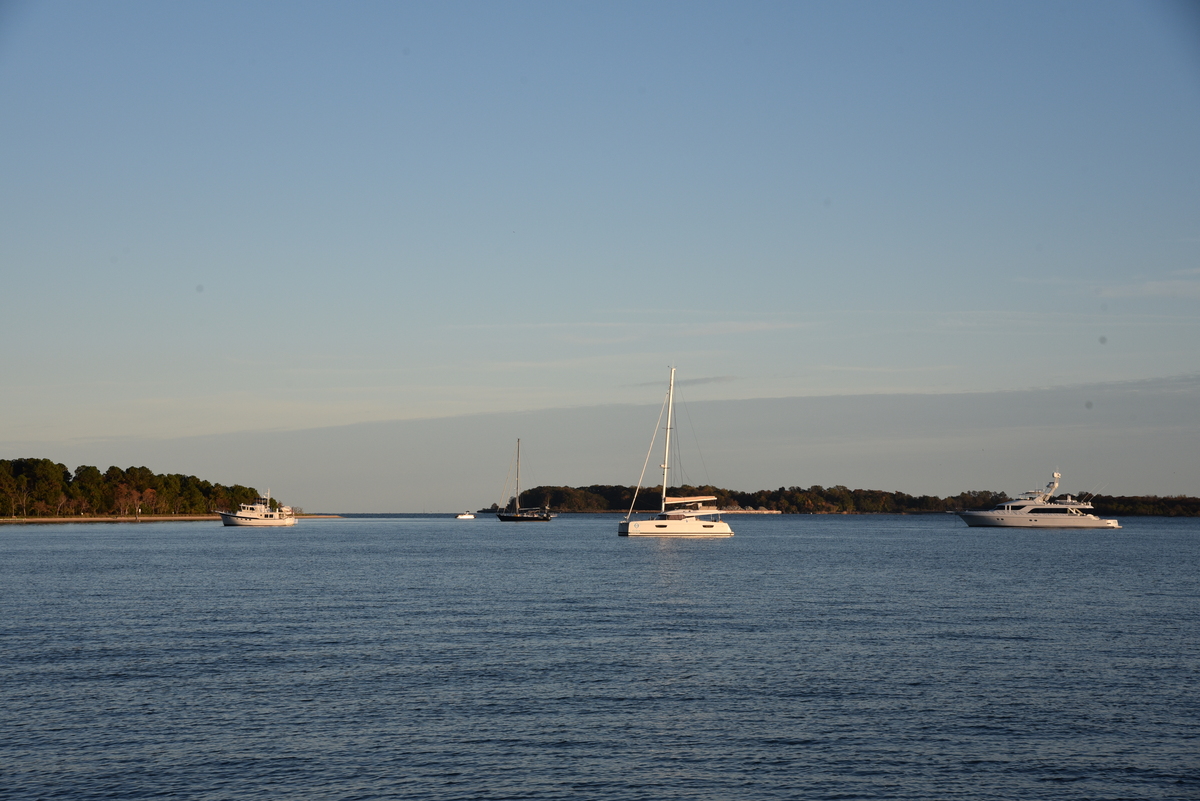 Fondeadero Drum Point al lado de la Isla Solomon, Bahía Chesapeake