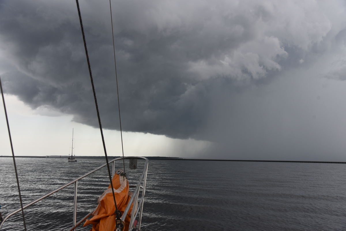Una tormenta al sur del puerto Belhaven