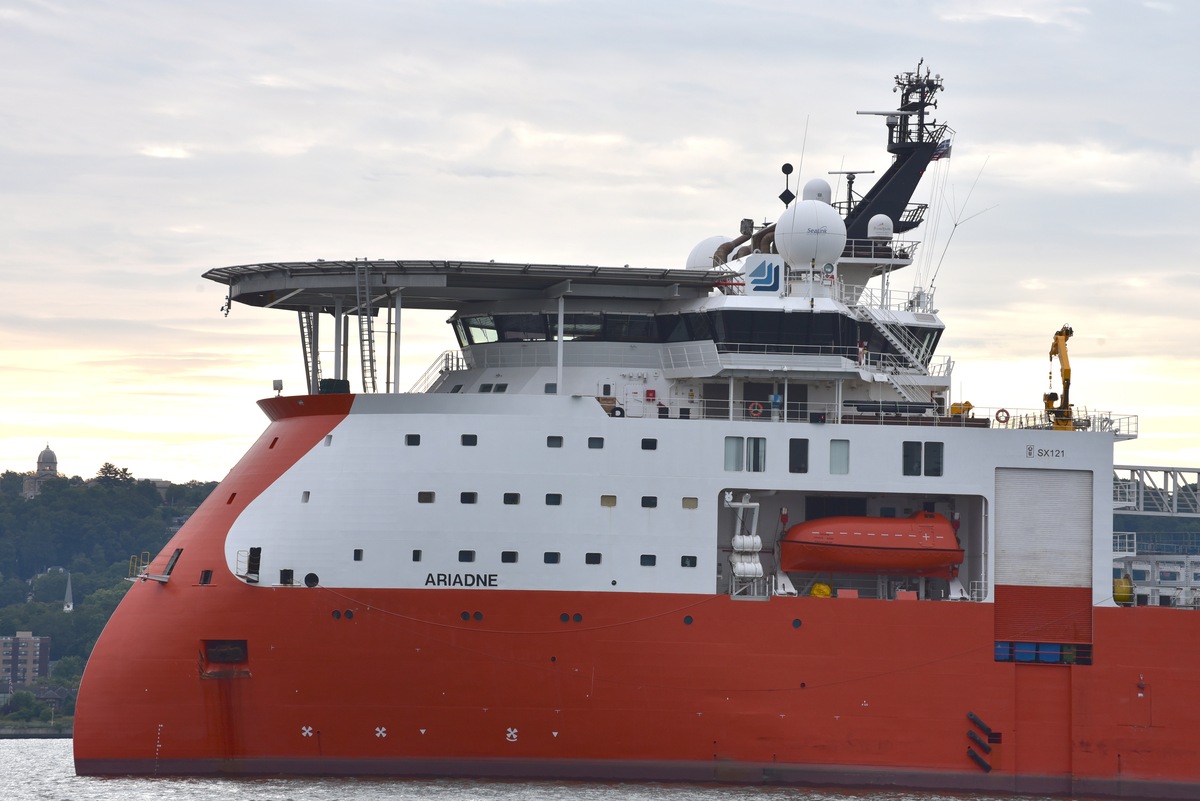 Proa del barco Ariadne