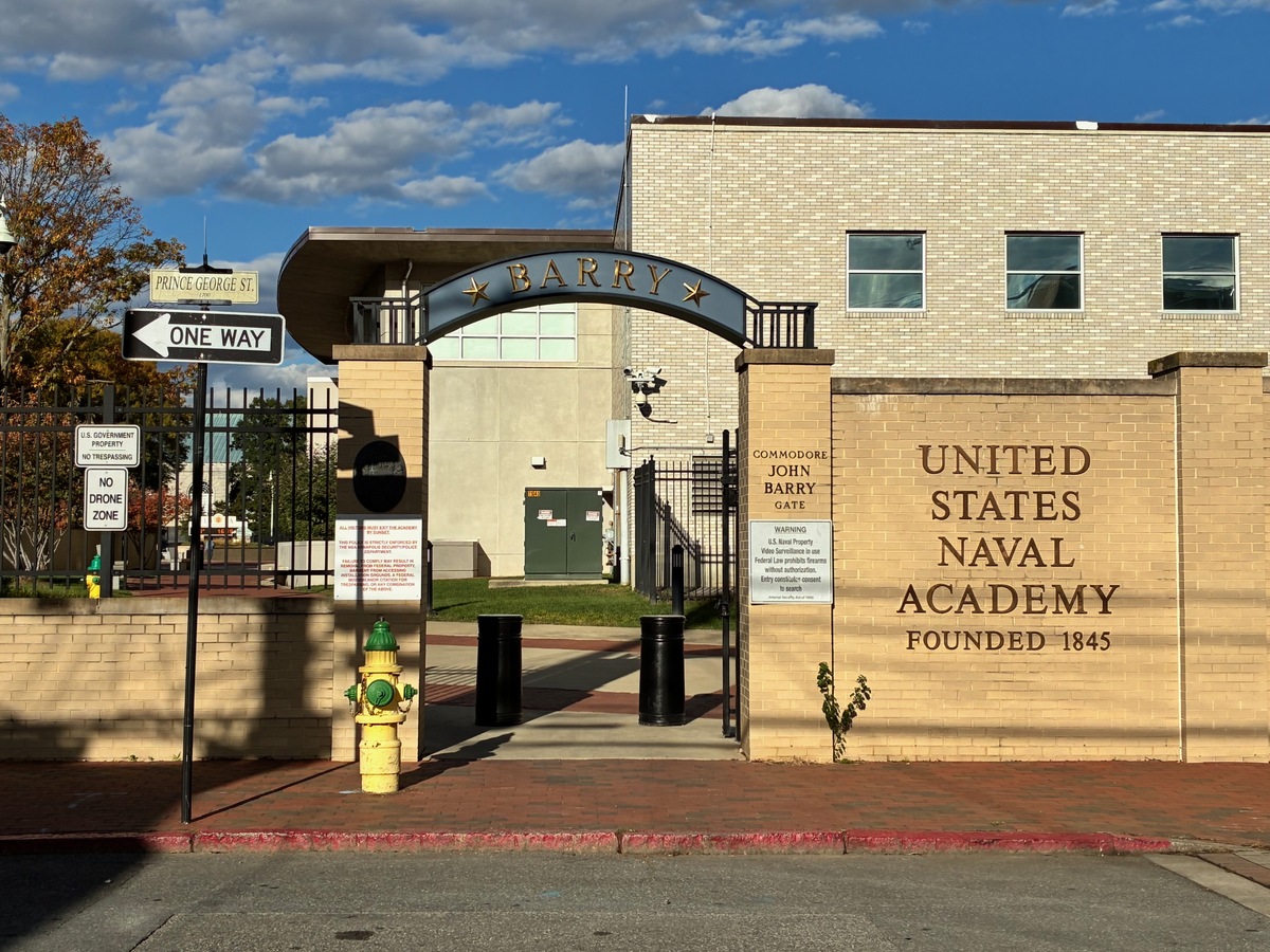 Puerta Barry de la Academia Naval, Annapolis