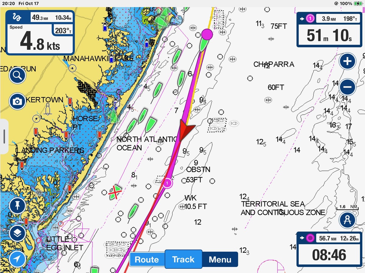 Navegación el 17 de Octubre