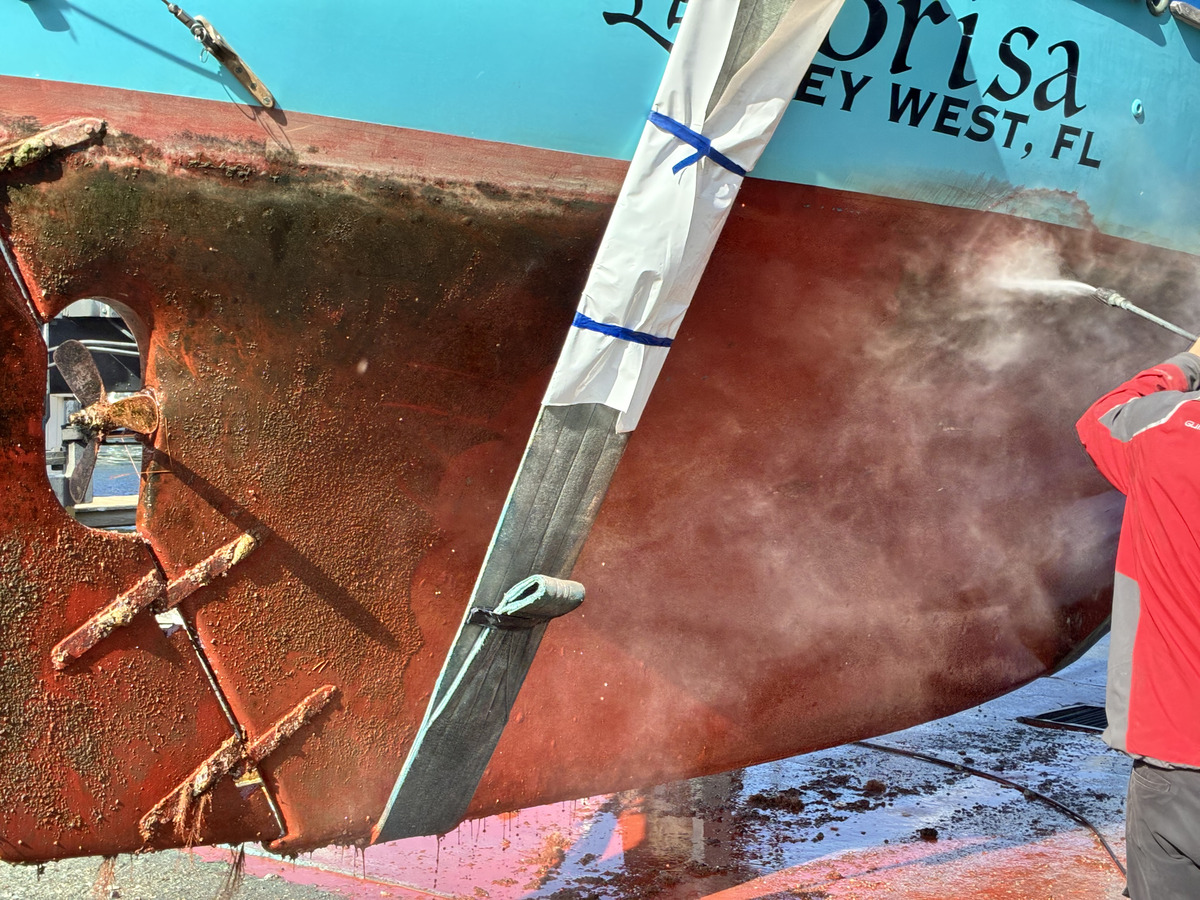 popa del casco en Point Lookout