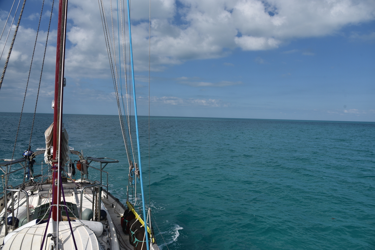 Brisa por el banco de las Bahamas